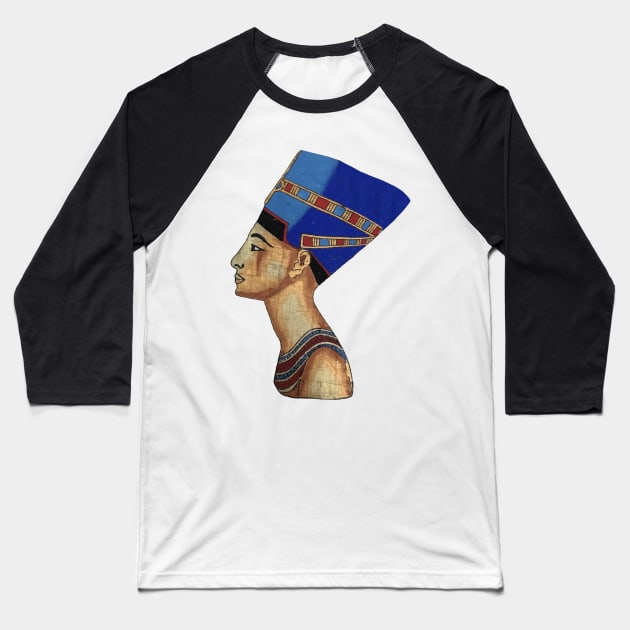 queen of egypt nefertiti Baseball T-Shirt by ArtKsenia